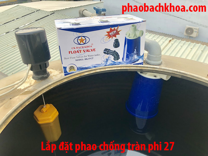 lắp đặt phao cơ phi 27