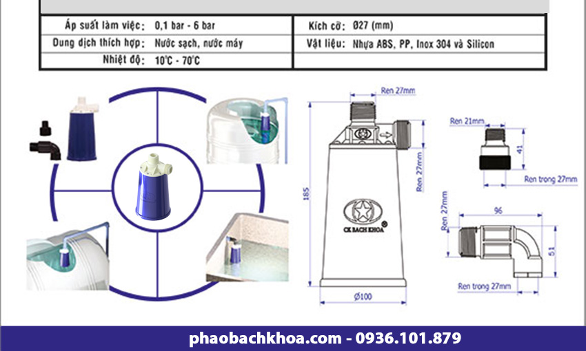 Cấu tạo phao cơ Bách Khoa