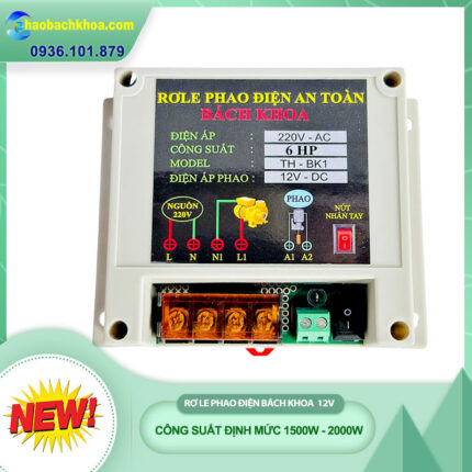 Relay phao điện an toàn Bách Khoa 60A